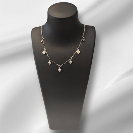 COLLIER FEMME ARGENTE ROSA